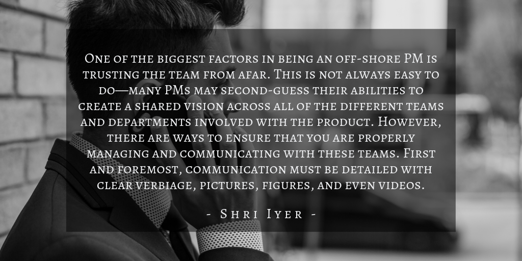 Shri Iyer - Off Shore Quote 2
