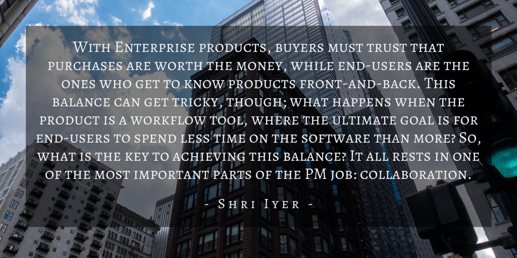 Shri Iyer – Enterprise Vs Consumer Quote 2