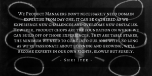 Shri Iyer – Domain Expertise Quote 4